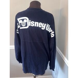 Disney‎ Parks Spirit Jersey Navy Blue Adult Size L  Walt Disney World